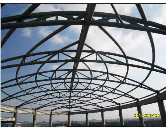 宜兴中煤朔州宾馆管桁架工程